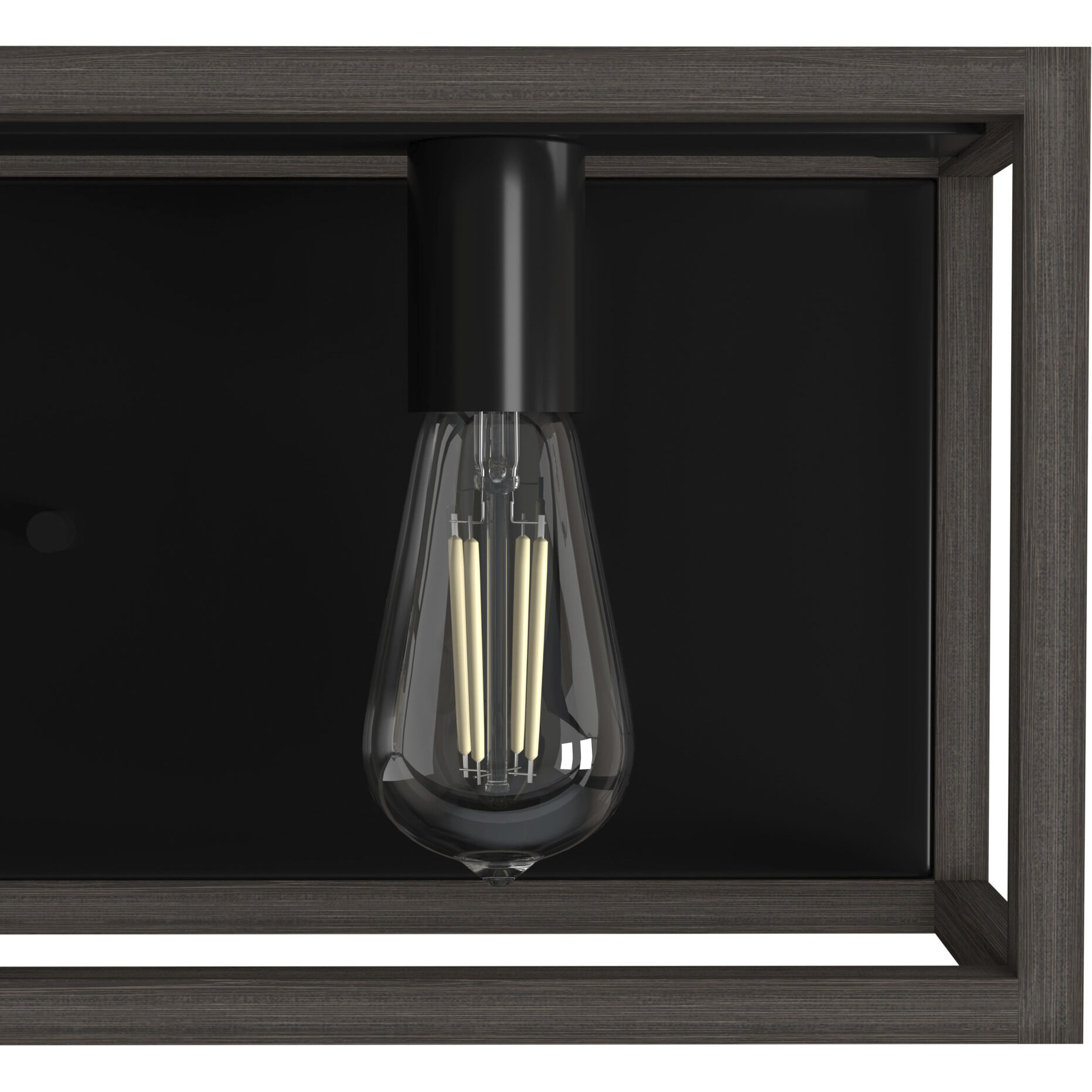 Squire Manor 3 Light 25 inch Matte Black Vanity Light Wall Light