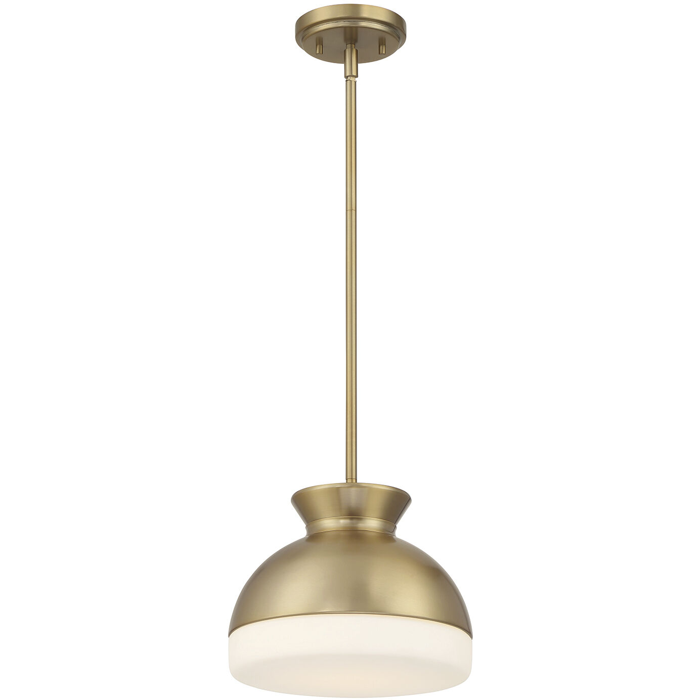 Gidget 1 Light 10.25 inch Vibrant Gold Mini Pendant Ceiling Light
