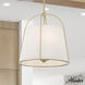 Atmore 3 Light 15 inch Alturas Gold Pendant Ceiling Light, Large