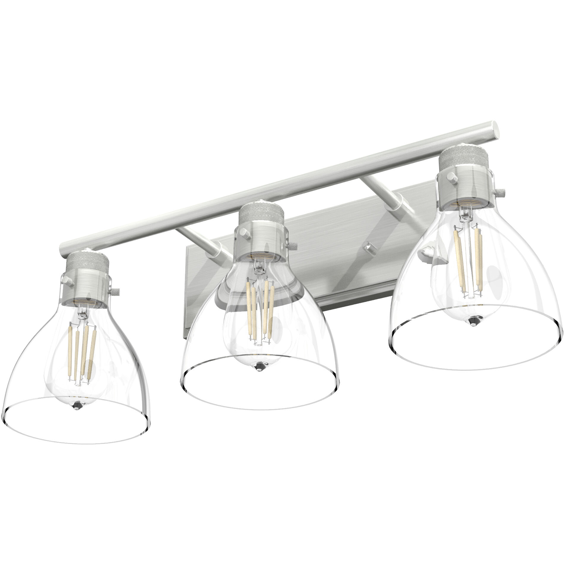 Van Nuys 3 Light 23.5 inch Brushed Nickel Vanity Light Wall Light