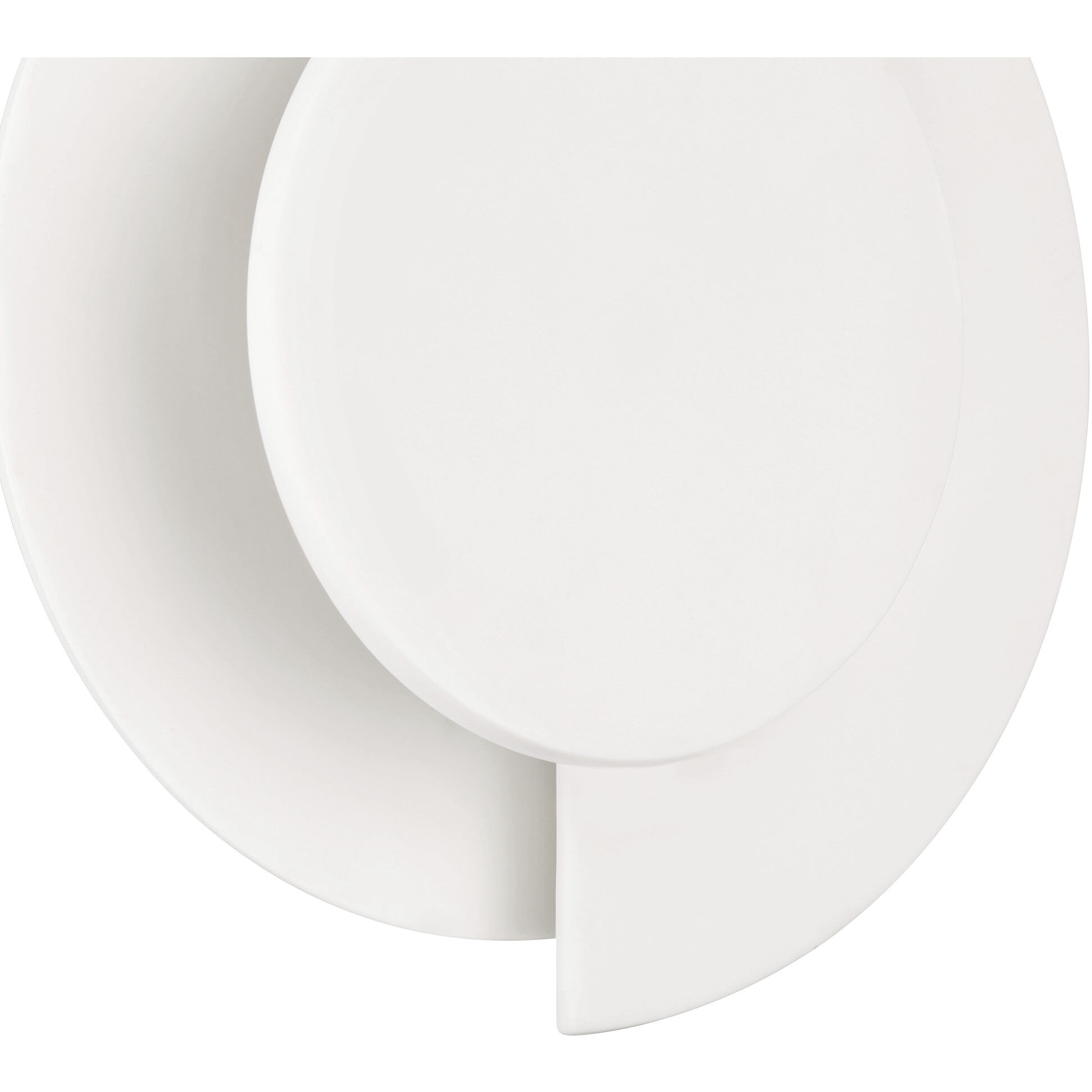 Opaline Crest 1 Light 8 inch Matte White Ceramic and Luxe Gold Sconce Wall Light, Medium