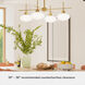 Getty 4 Light 34 inch Luxe Gold Chandelier Ceiling Light, Large