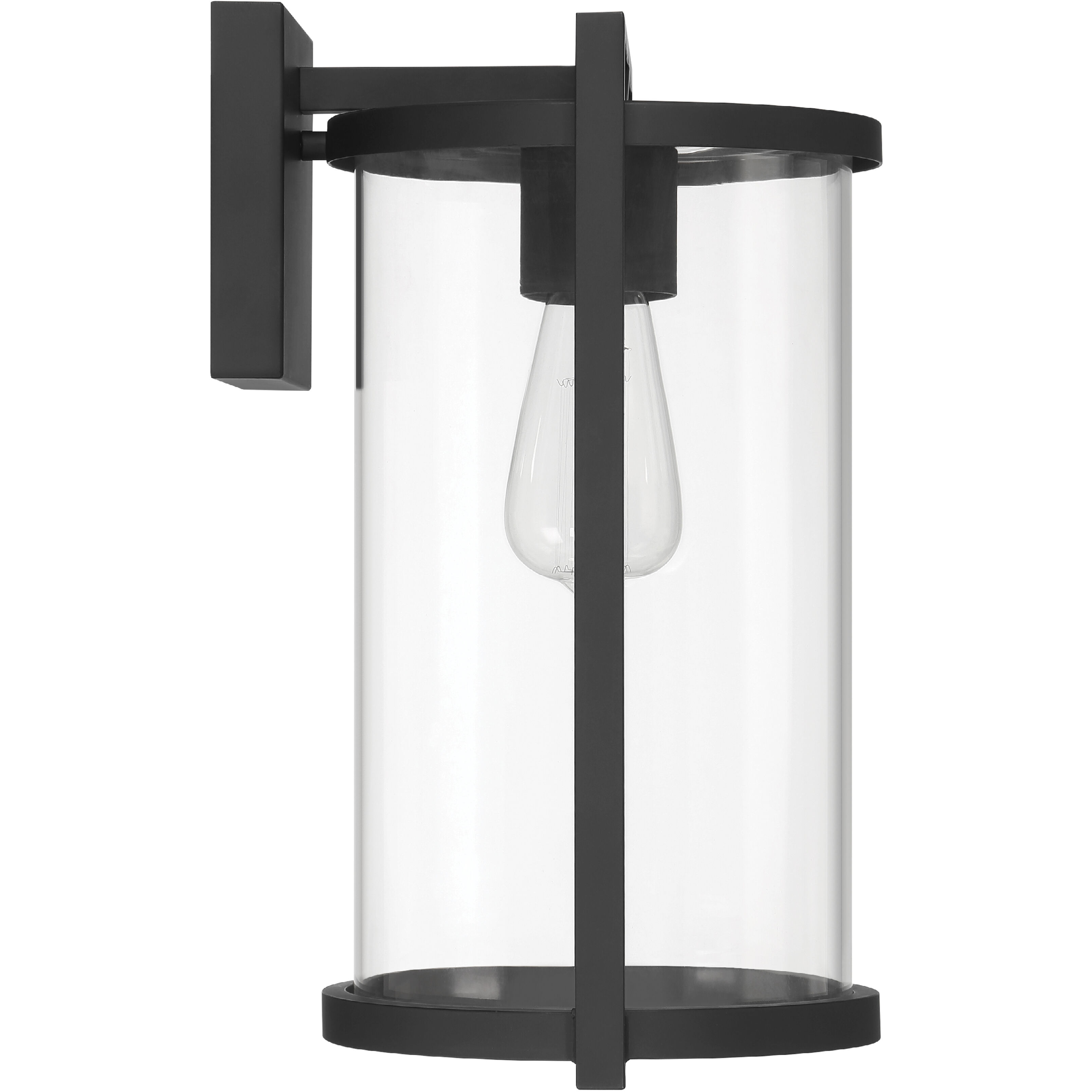 Astwood 1 Light 14.25 inch Matte Black Outdoor Wall Light, Medium