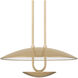 Sunset Ridge 18 inch Luxe Gold Pendant Ceiling Light, Large