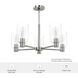 Lochemeade 5 Light 26 inch Brushed Nickel Chandelier Ceiling Light, Medium