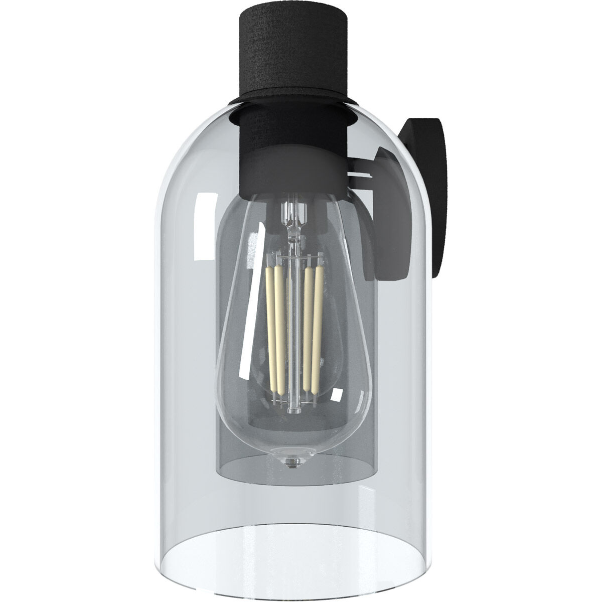 Lochemeade 4 Light 29 inch Natural Iron Vanity Light Wall Light