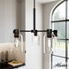 Lochemeade 5 Light 26 inch Matte Black Chandelier Ceiling Light, Medium