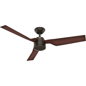 Cabo Frio 52 inch New Bronze with Coffee Beech Blades Outdoor Ceiling Fan