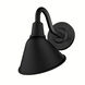 Cassius 1 Light 10.5 inch Matte Black Outdoor Wall Light, Small
