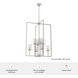 Kerrison 8 Light 24 inch Brushed Nickel Foyer Pendant Ceiling Light