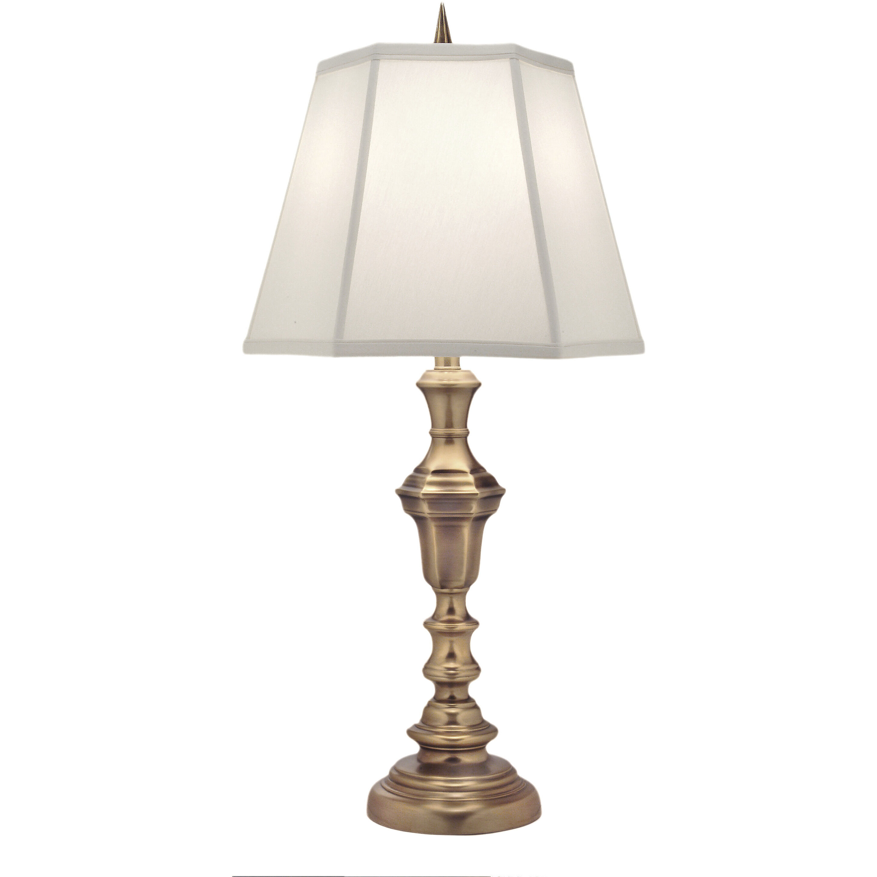 Ellie 33 inch 150 watt Antique Brass Table Lamp Portable Light
