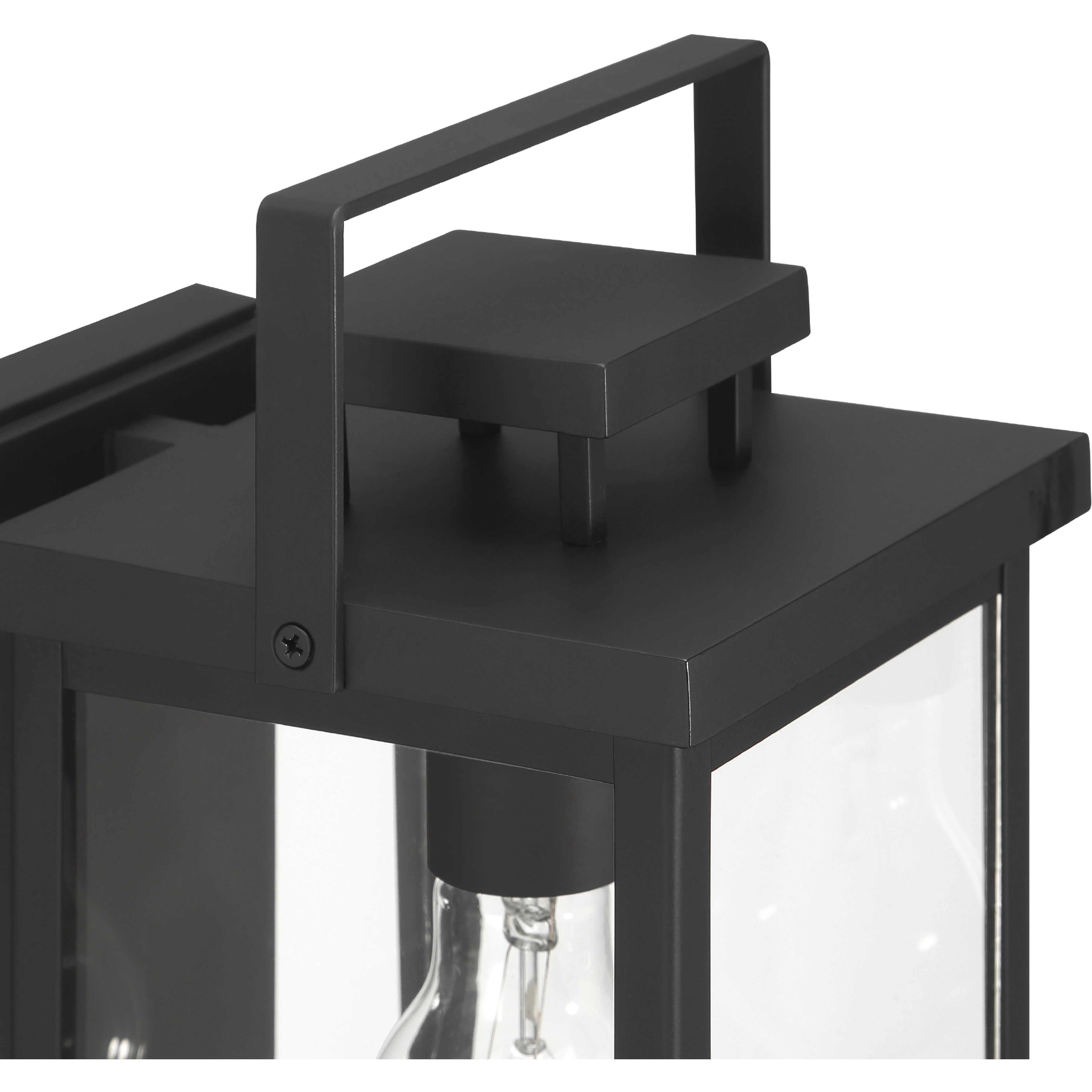 Timbergrove 1 Light 12.25 inch Matte Black Outdoor Wall Light, Small