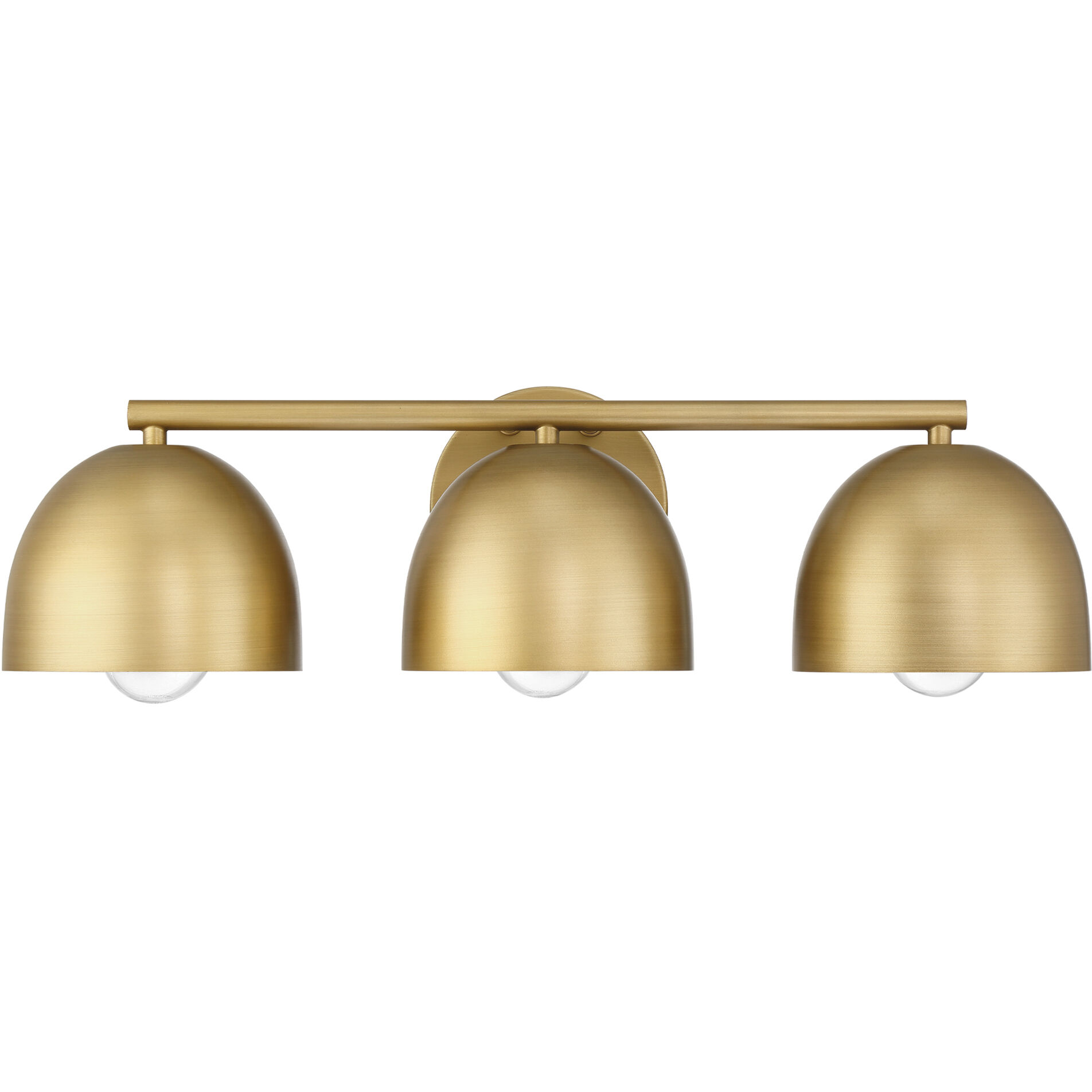 Erling 3 Light Luxe Gold Vanity Light Wall Light, Medium