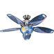 Discovery 48 inch Brushed Nickel with Rocket Stars/Black Blades Ceiling Fan