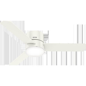 Minimus 52 inch Fresh White with Fresh White/Natural Wood Blades Ceiling Fan