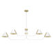 Grove Isle 4 Light 58 inch Matte White Chandelier Ceiling Light