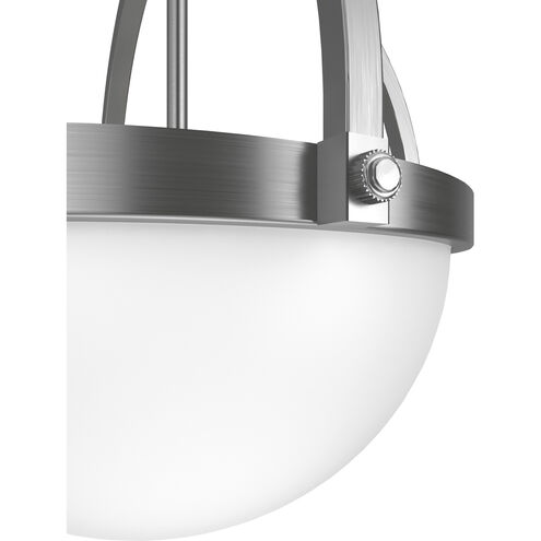 Wedgefield 3 Light 17 inch Brushed Nickel Pendant Ceiling Light