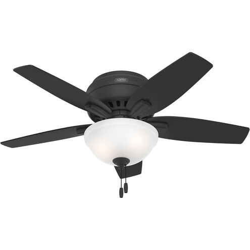 Newsome 42 inch Matte Black with Dark Gray Oak/Matte Black Blades Ceiling Fan