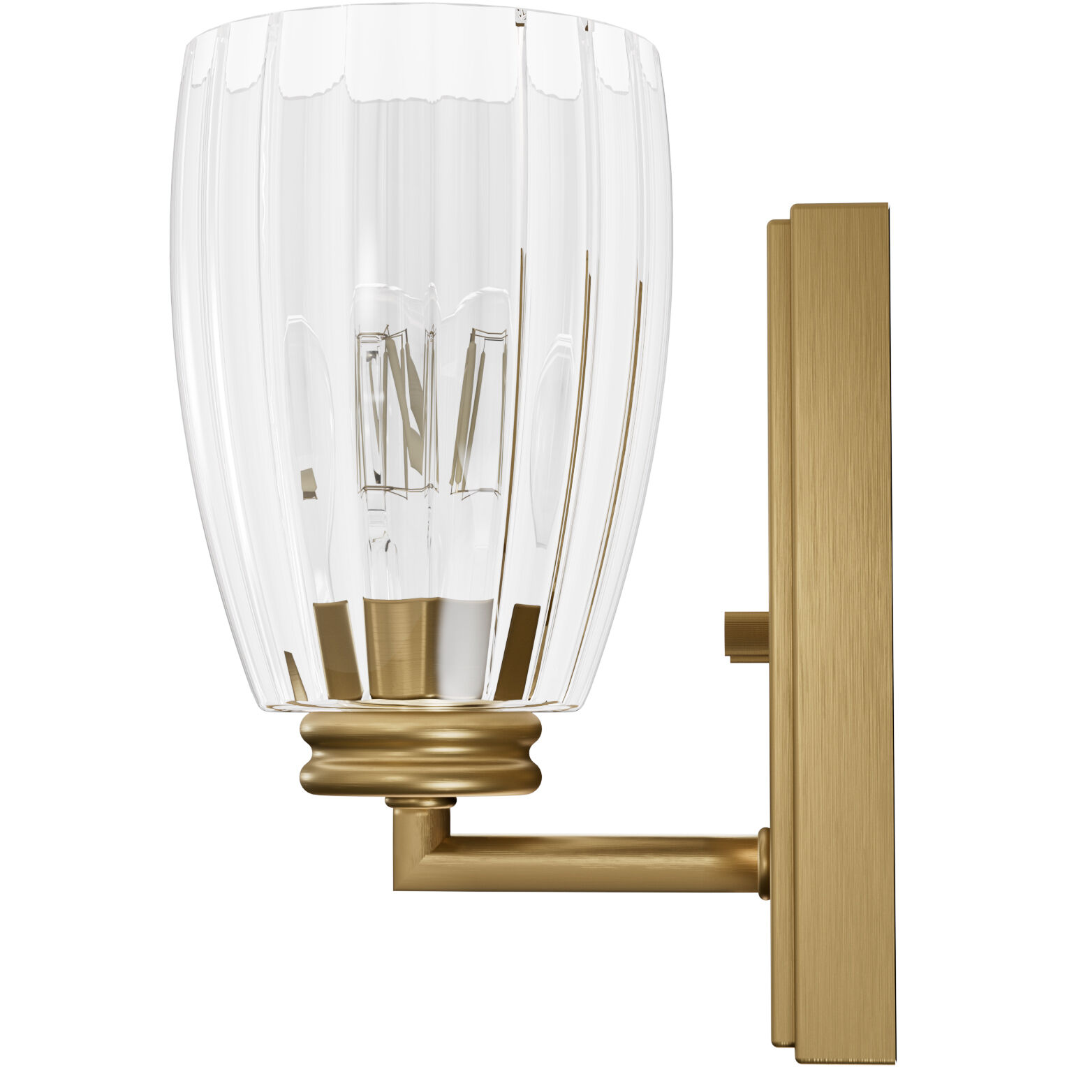 Rossmoor 1 Light 5 inch Luxe Gold Wall Sconce Wall Light, Medium