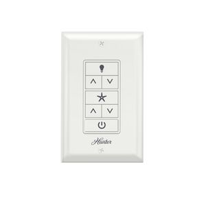 Samantha White Universal Fan Wall Control, Receiver Not Included