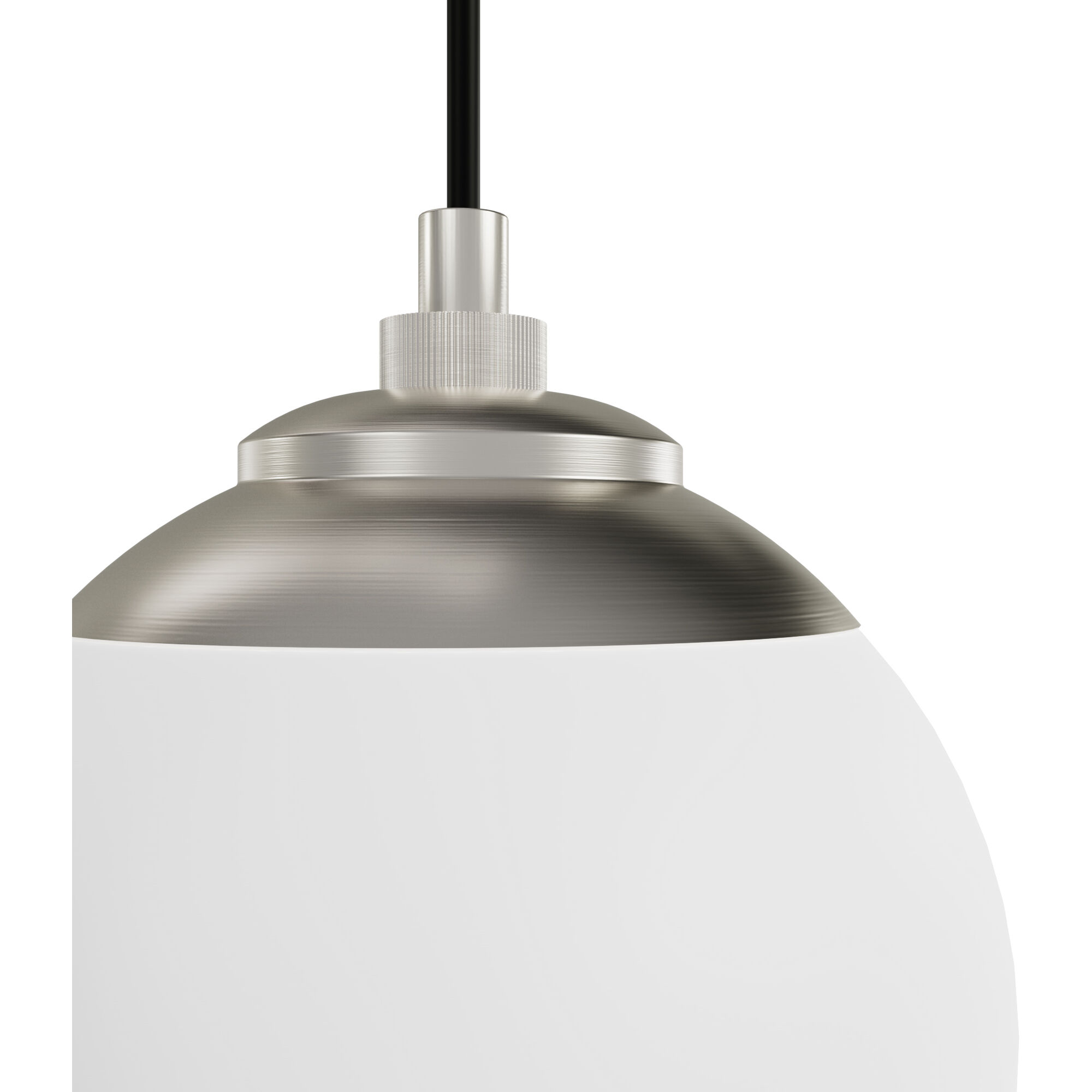 Hepburn 3 Light 7.25 inch Brushed Nickel Linear Cluster Pendant Ceiling Light, Medium