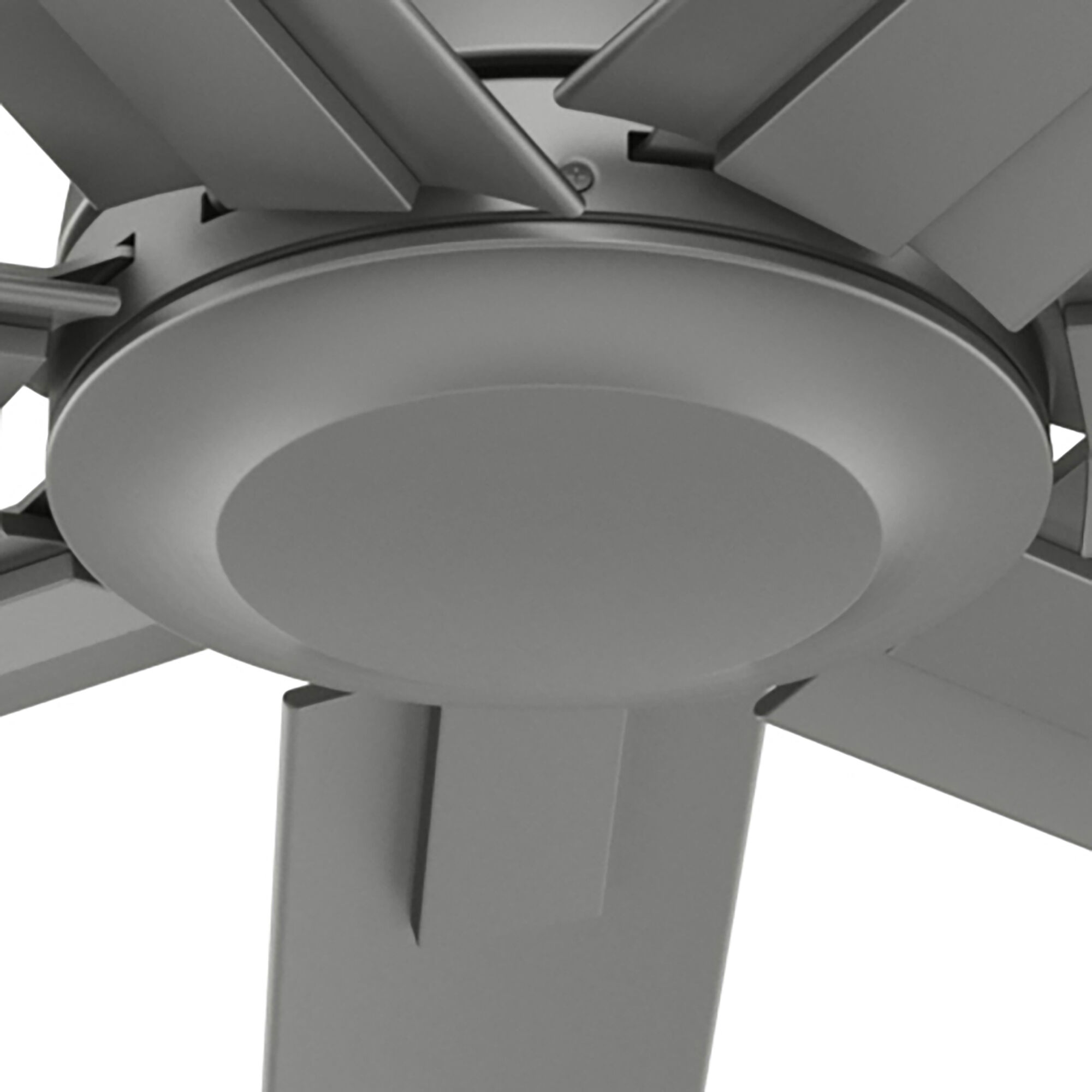 Downtown 60 inch Matte Silver Outdoor Ceiling Fan