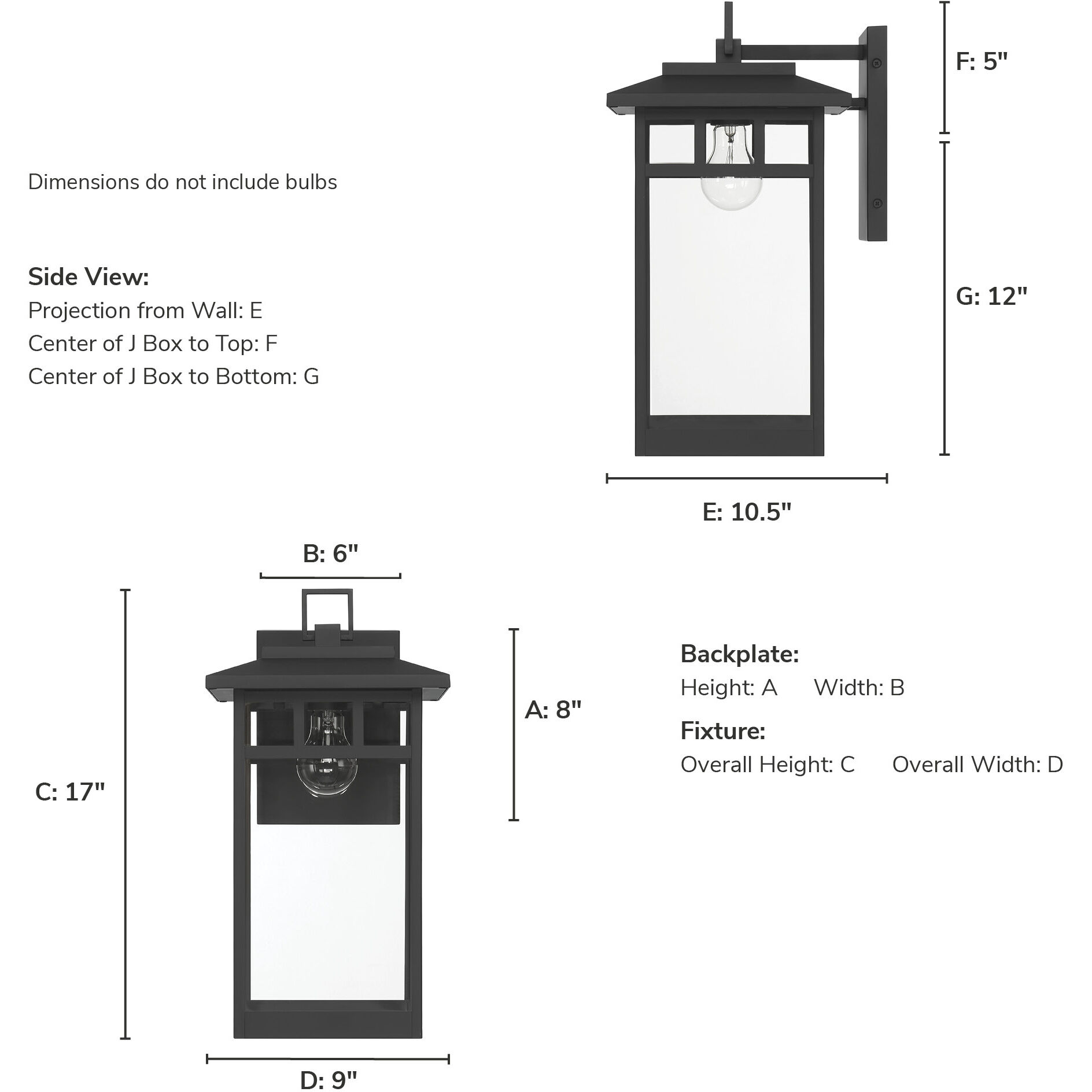 Yancy House 1 Light 17 inch Matte Black Outdoor Wall Light, Large
