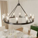 Hartland 12 Light 44 inch Noble Bronze Chandelier Ceiling Light, Extra Large