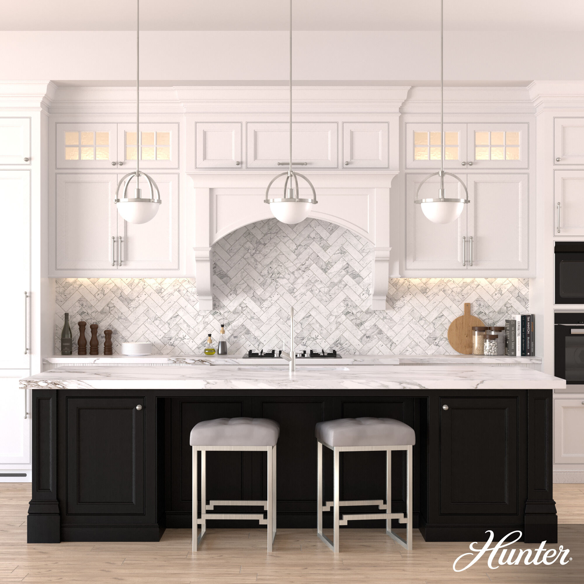 Wedgefield 1 Light 13 inch Brushed Nickel Pendant Ceiling Light