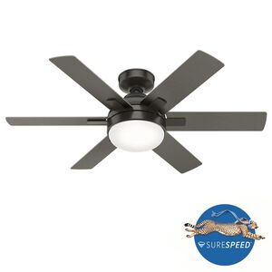 Hardaway 44 inch Noble Bronze with Brushed Slate Blades Ceiling Fan