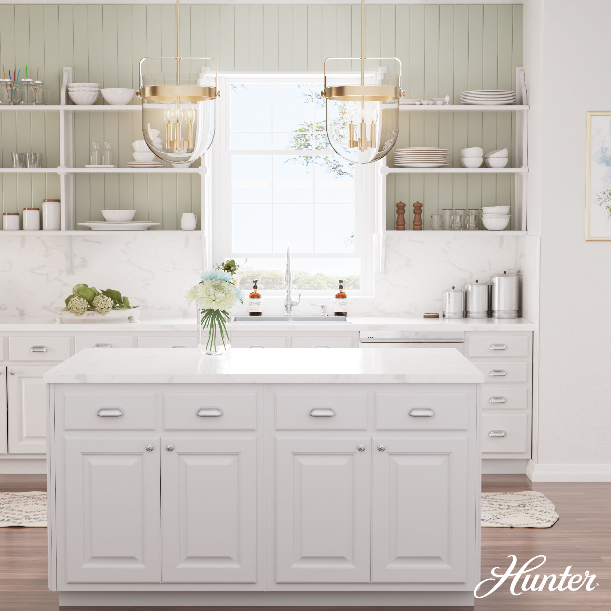 Karloff 3 Light 13.75 inch Alturas Gold Pendant Ceiling Light