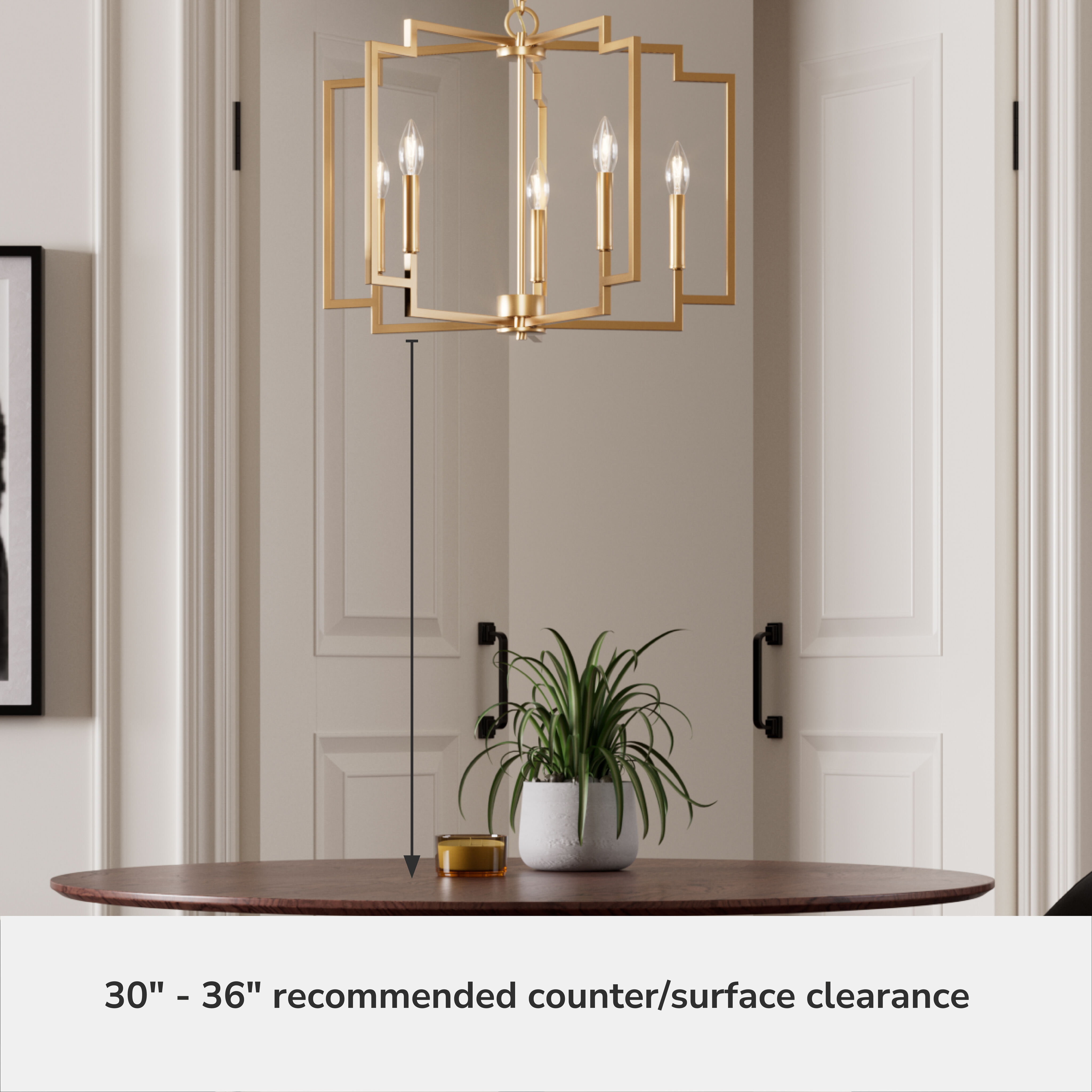 Zoanne 5 Light 24 inch Alturas Gold Chandelier Ceiling Light, Medium