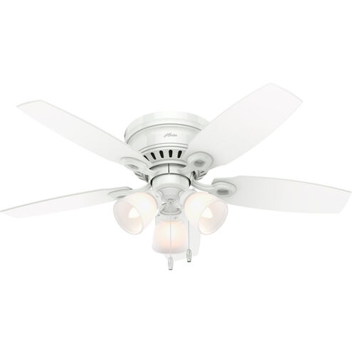 Hatherton 46 inch Snow White Ceiling Fan, Low Profile