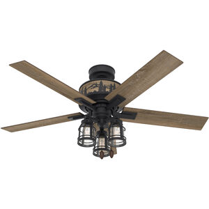 Vista 52 inch Natural Iron with Drift Oak Blades Ceiling Fan