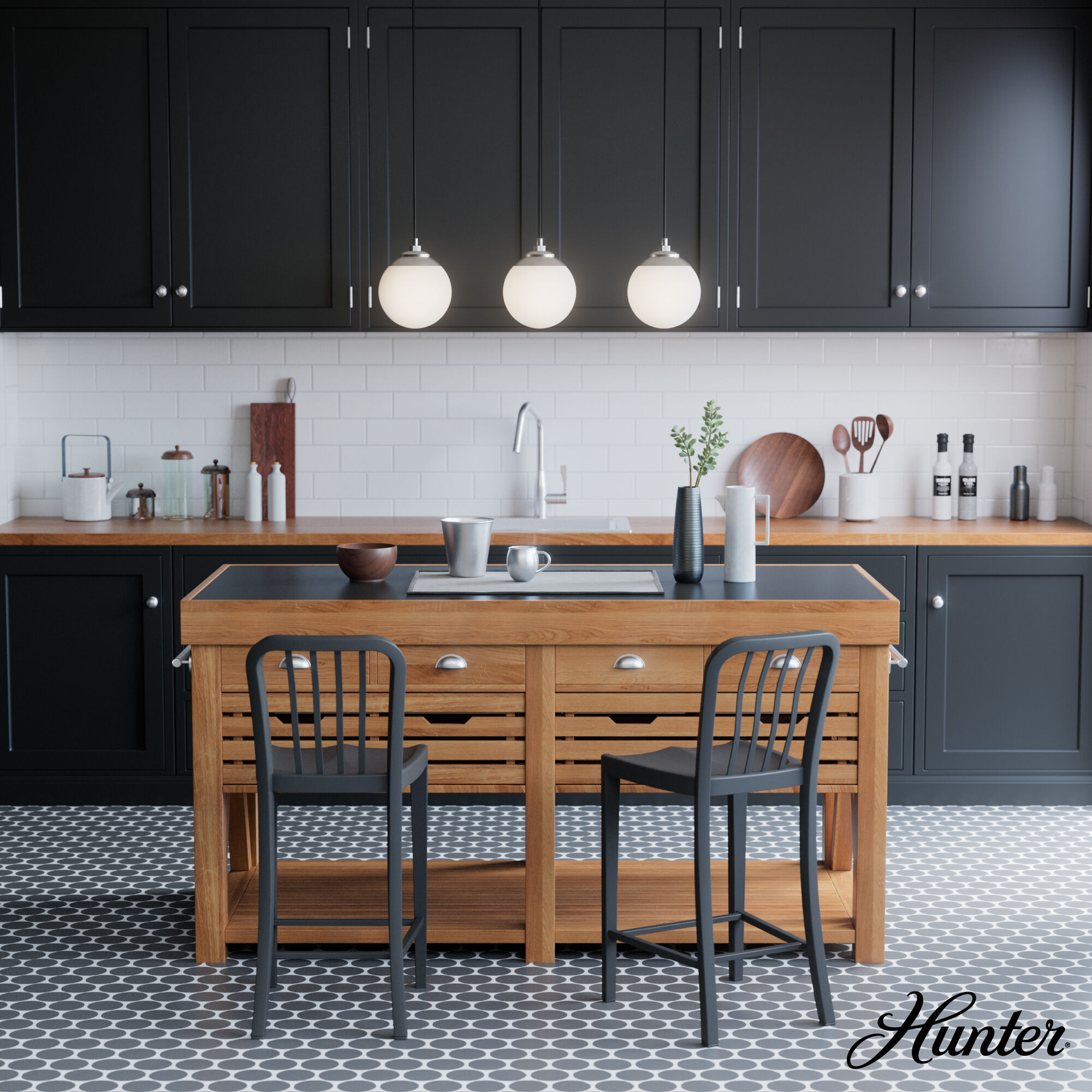 Hepburn 3 Light 7.25 inch Brushed Nickel Linear Cluster Pendant Ceiling Light, Medium