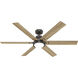 Gravity 60 inch Noble Bronze with Golden Maple Blades Ceiling Fan