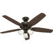 Builder 52 inch New Bronze with Brazilian Cherry/Harvest Mahogany Blades Ceiling Fan 