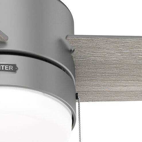 Brunner 52 inch Matte Silver with Light Gray Oak/Warm Grey Oak Blades Ceiling Fan