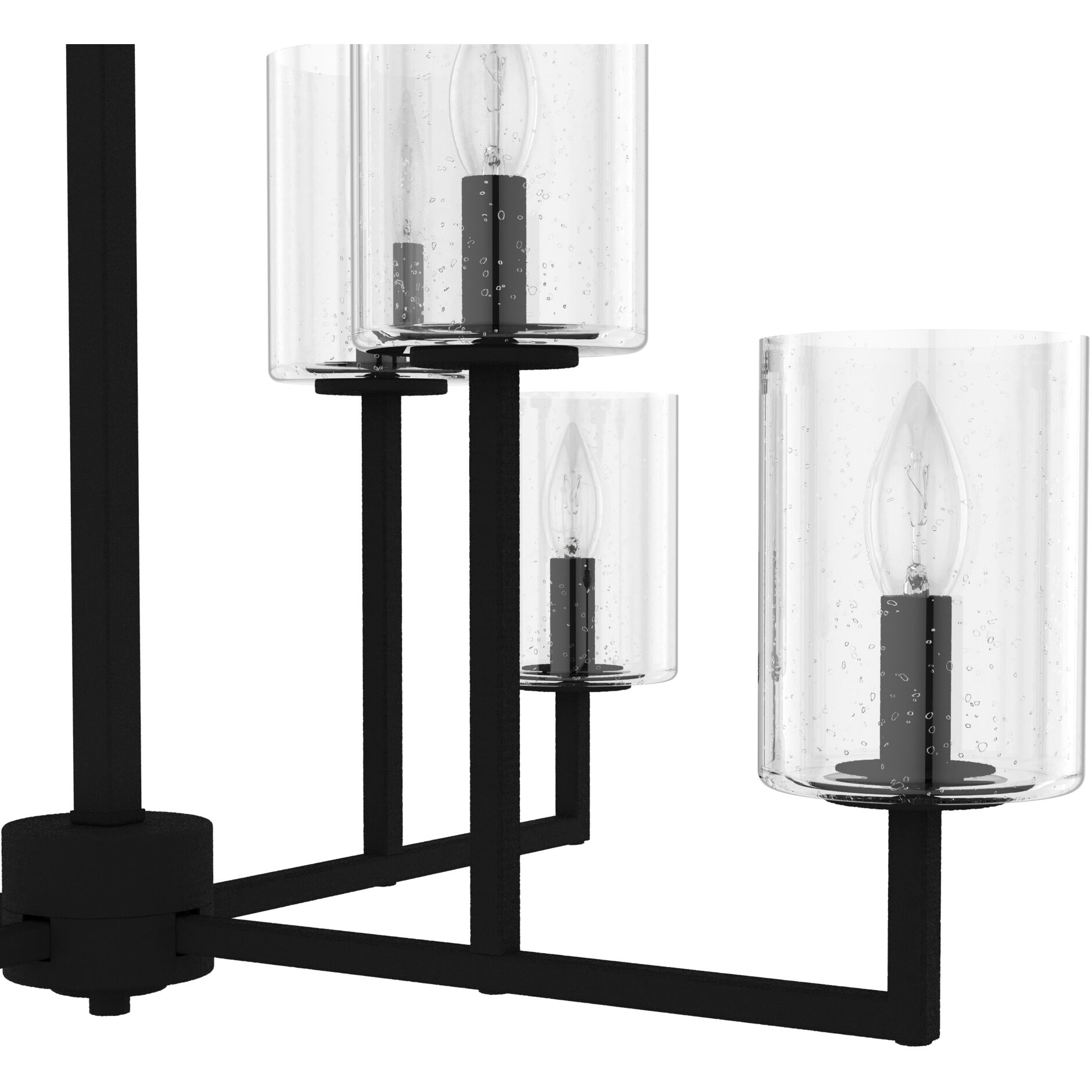 Kerrison 8 Light 30.5 inch Natural Black Iron Chandelier Ceiling Light