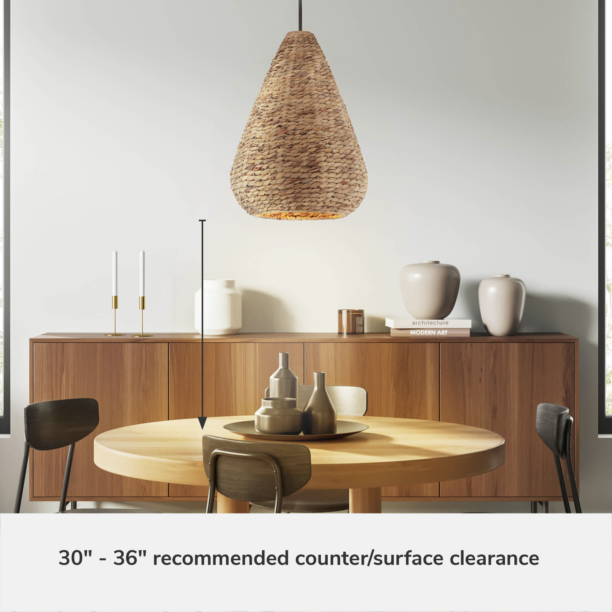 Cambria 3 Light 18 inch Matte Black Pendant Ceiling Light, Large