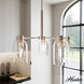 Lochemeade 5 Light 26 inch Brushed Nickel Chandelier Ceiling Light, Medium
