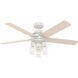 Hardwick 52 inch Fresh White with White Oak/Fresh White Blades Ceiling Fan
