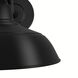 Mill Valley 1 Light 8 inch Matte Black and White Outdoor Wall Light, Small