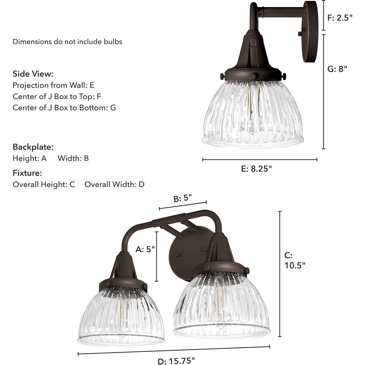 Cypress Grove 2 Light 16 inch Onyx Bengal Vanity Light Wall Light