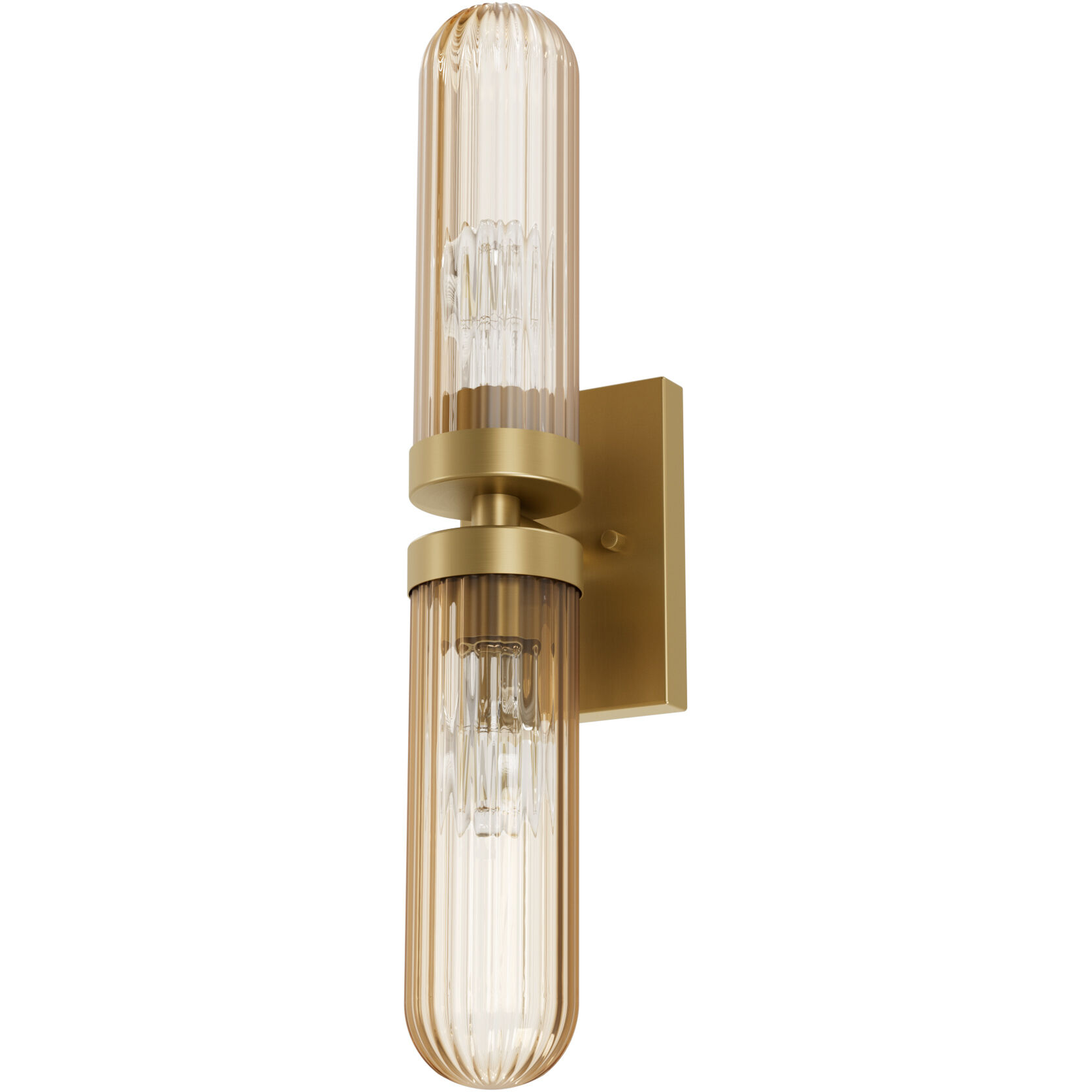 Beverly Glen 2 Light 22.9 inch Luxe Gold Bathroom Vanity Sconce Wall Light, Medium
