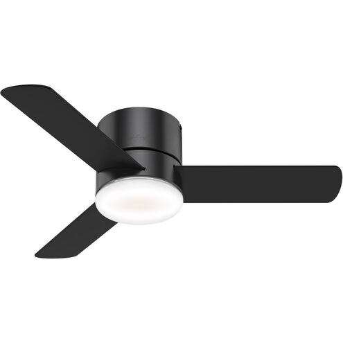 Minimus 44 inch Matte Black with Matte Black/American Walnut Blades Ceiling Fan