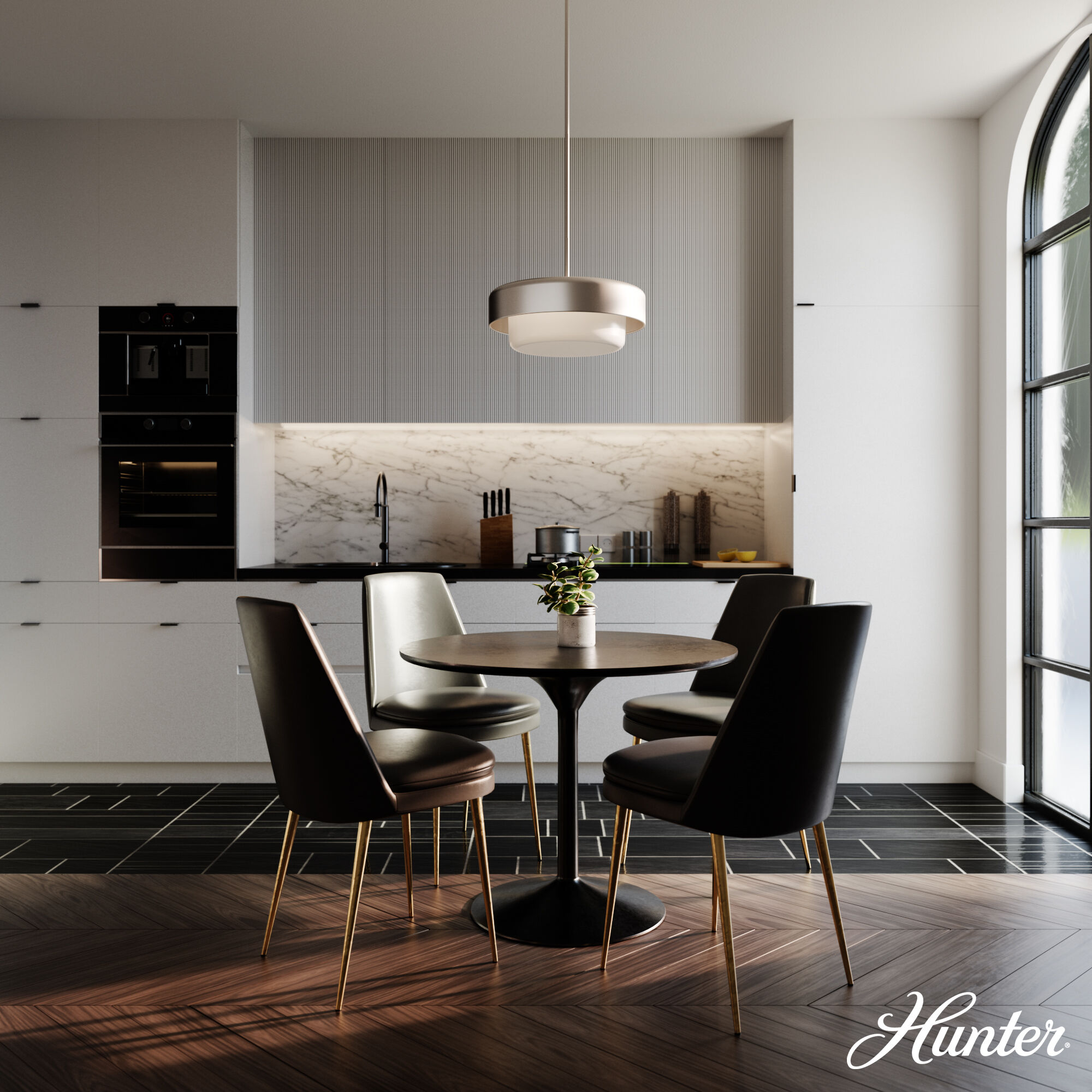 Station 3 Light 18 inch Brushed Nickel Pendant Ceiling Light, Large