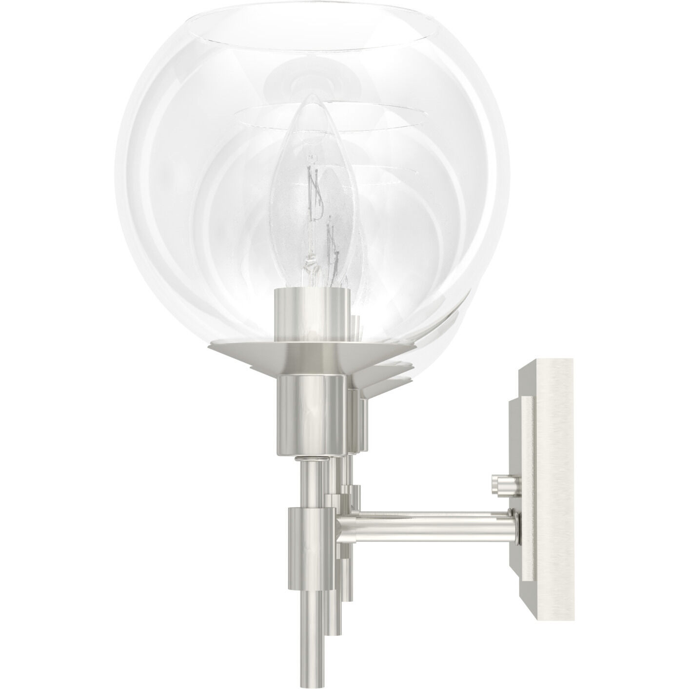 Xidane 3 Light 24 inch Brushed Nickel Vanity Light Wall Light