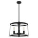 Astwood 4 Light 18 inch Matte Black Chandelier Ceiling Light