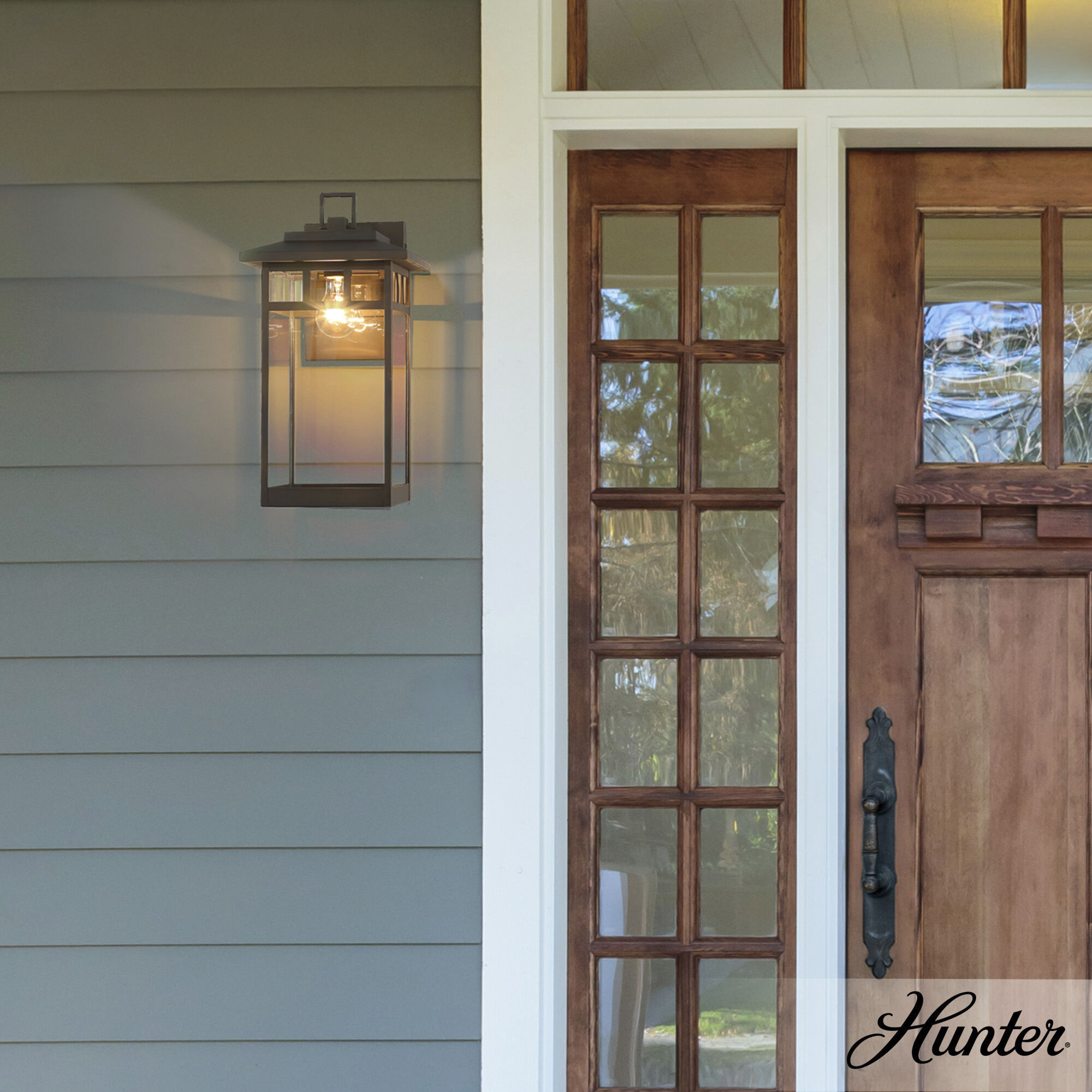 Yancy House 1 Light 17 inch Matte Bronze Outdoor Wall Light, Large